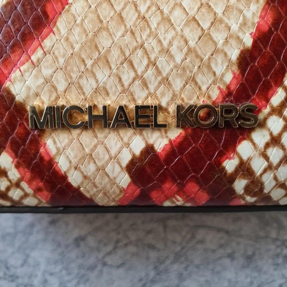 MICHAEL KORS Python Bag & WALLET ‼️ - Picture 8 of 15
